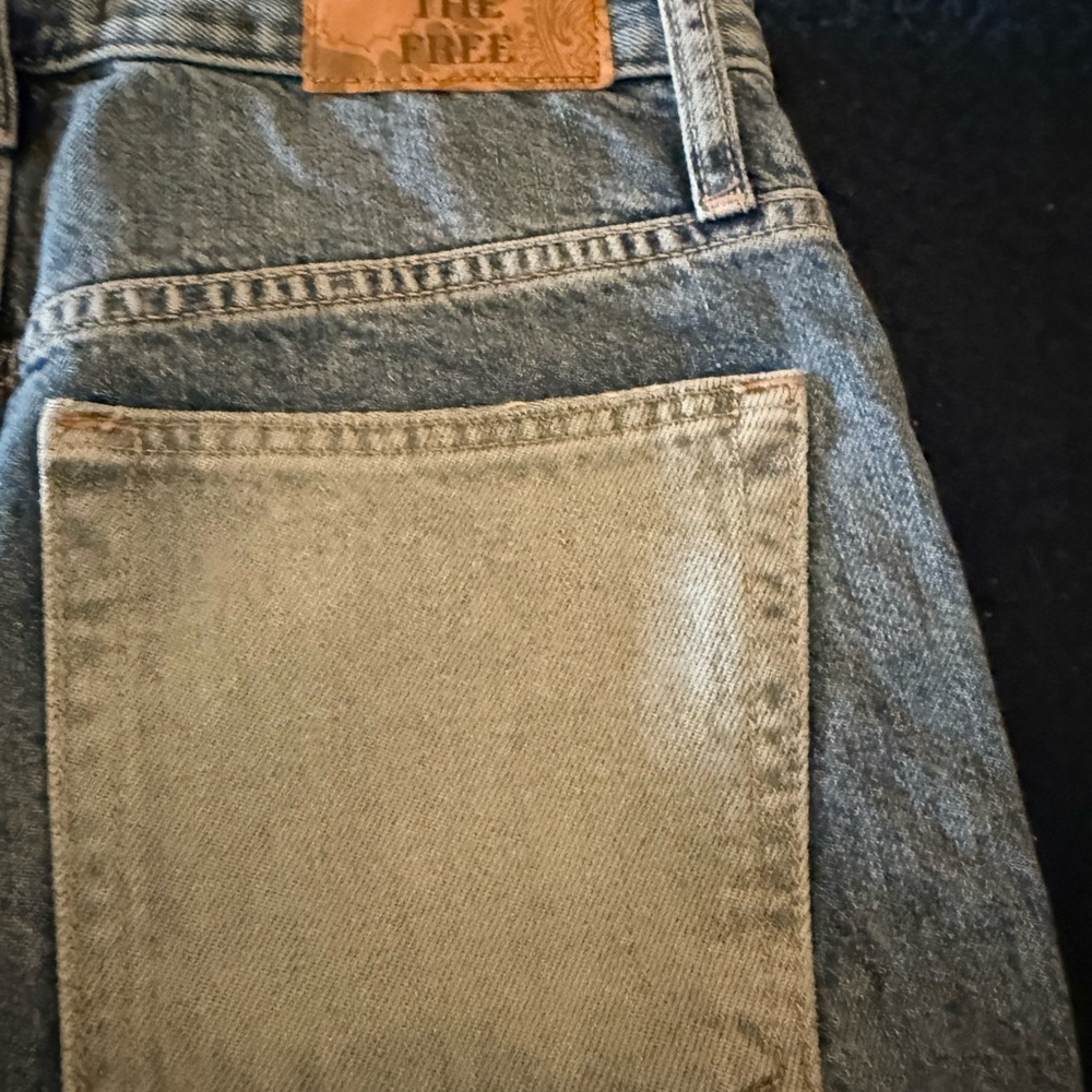 We The Free  Wide Leg ripple cropped Jeans. New with plastic tag. - Picture 7 of 7